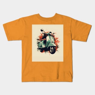 Scooter Rider Urban Racer Kids T-Shirt